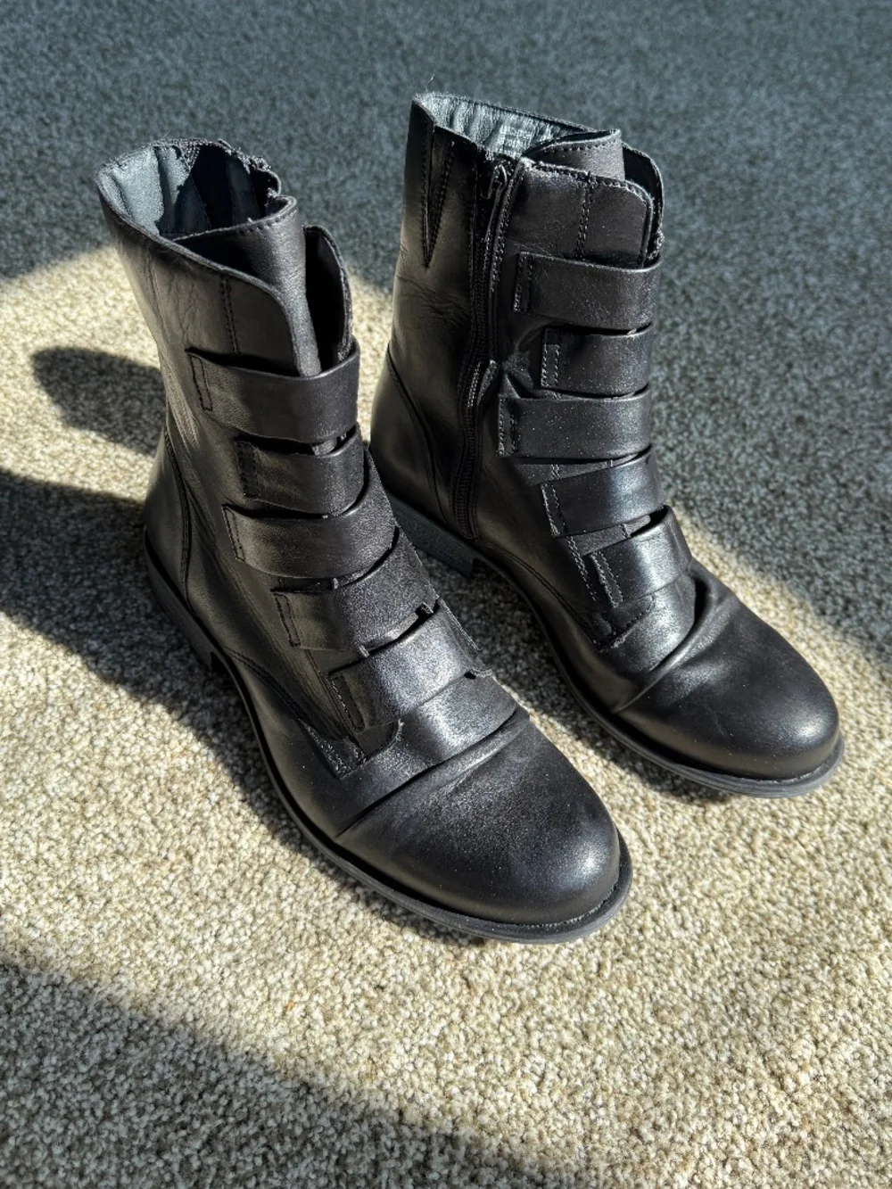 Miz Mooz Leighton mid-calf boot (Women's 6.5, black)